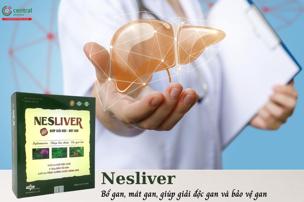 Nesliver - Tăng cường chức năng gan, hỗ trợ giải độc và bảo vệ gan