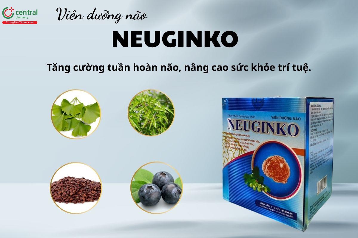 Viên dưỡng não NEUGINKO - Tăng cường tuần hoàn não, nâng cao sức khỏe trí tuệ