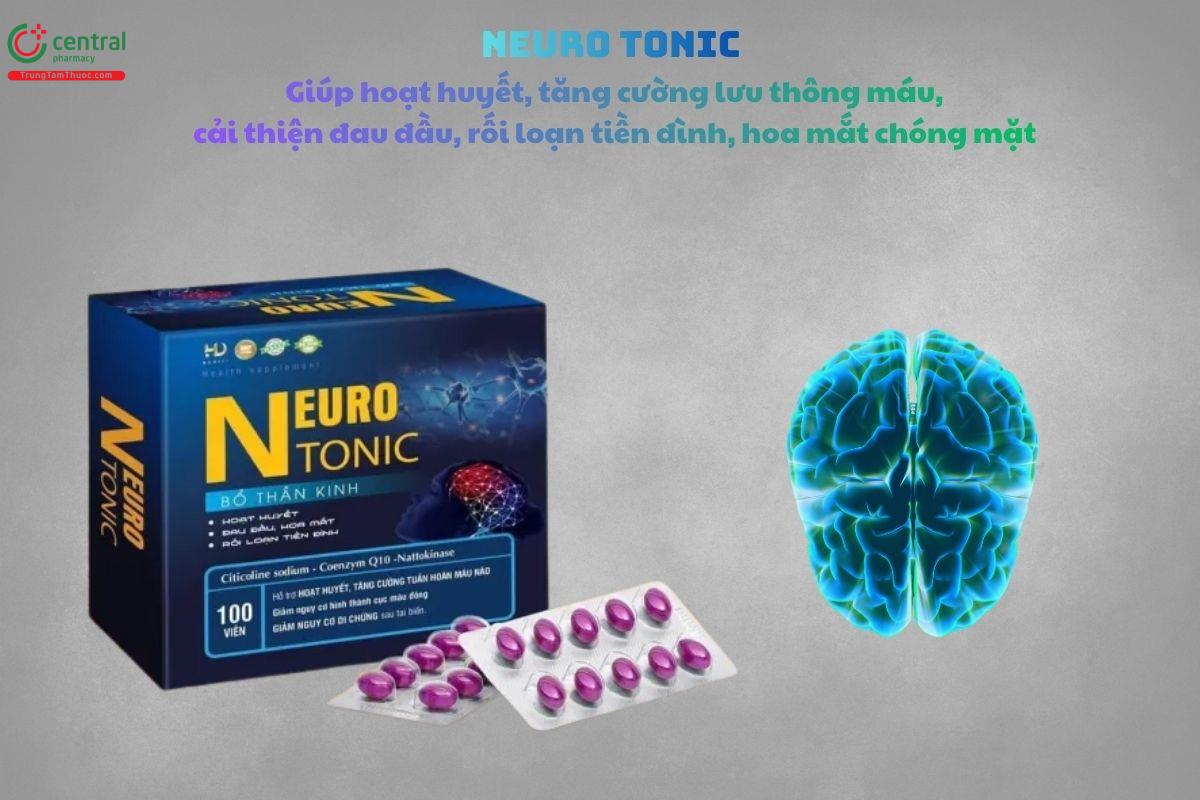 Neuro Tonic - Hoạt huyết, giảm đau đầu, chóng mặt, ù tai