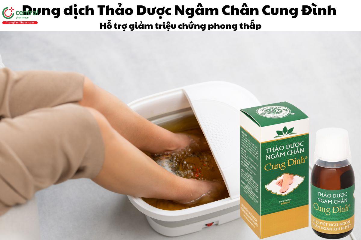 Thảo Dược Ngâm Chân Cung Đình - Giúp giảm triệu chứng phong thấp