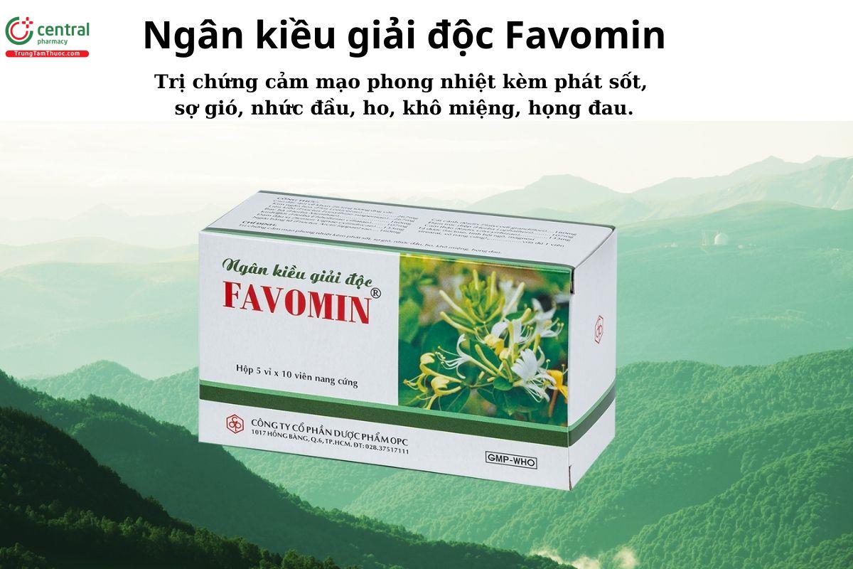 Ngân kiều giải độc Favomin