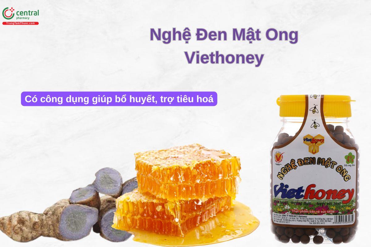 Viên Nghệ Đen Mật Ong Viethoney giúp hoạt huyết, bổ huyết, điều hoà kinh nguyệt