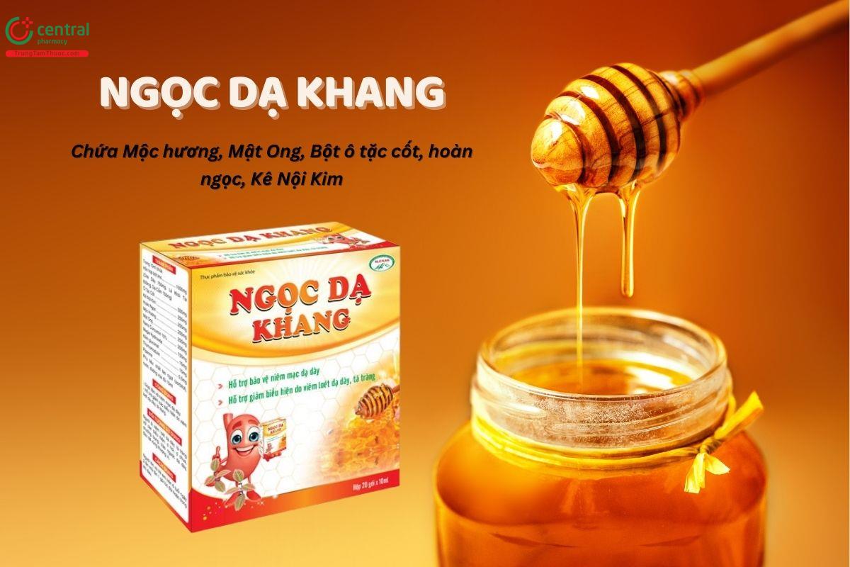 Ngọc Dạ Khang hỗ trợ giảm acid dịch vị, giảm viêm loét đường tiêu hóa