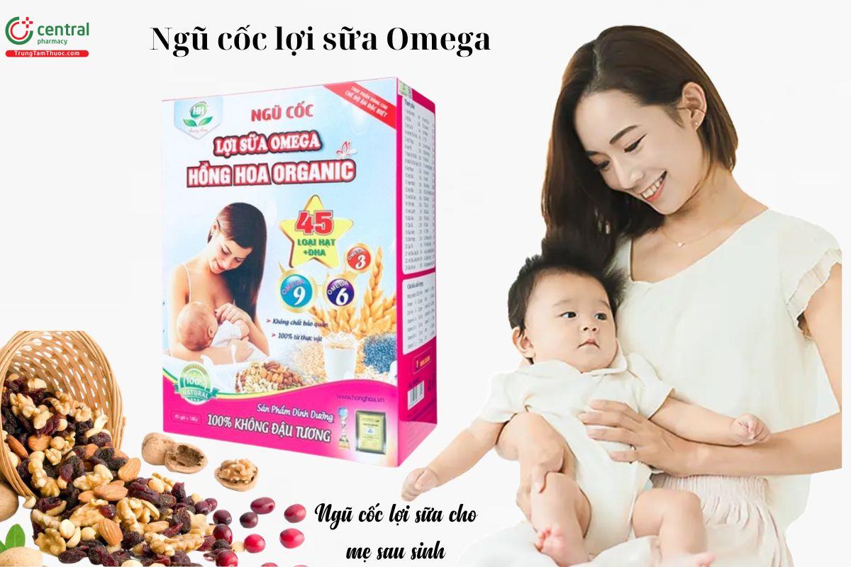 Công dụng của Ngũ cốc lợi sữa Omega