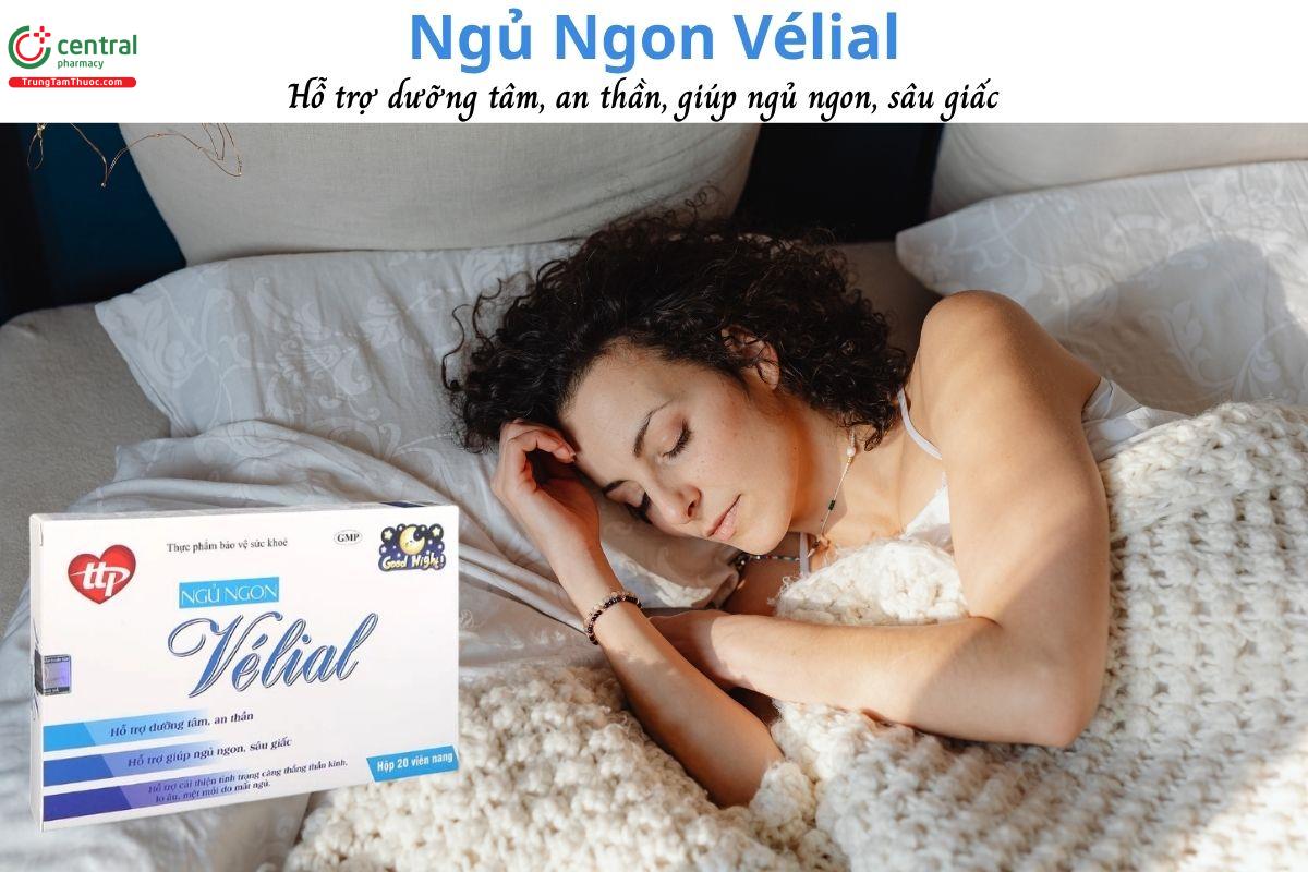 Ngủ Ngon Vélial - Hỗ trợ dưỡng âm, an thần, giúp ngủ ngon, sâu giấc