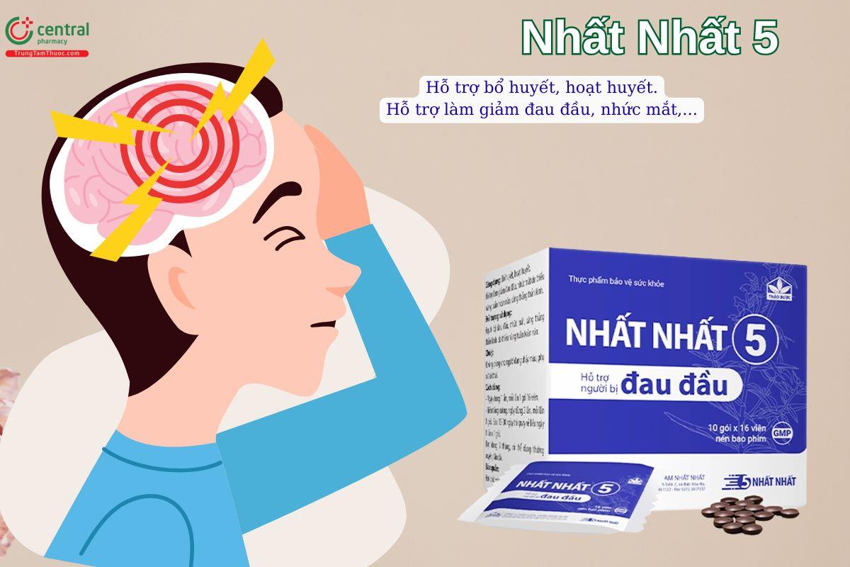 Viên uống Nhất Nhất 5 giúp hoạt huyết, bổ huyết