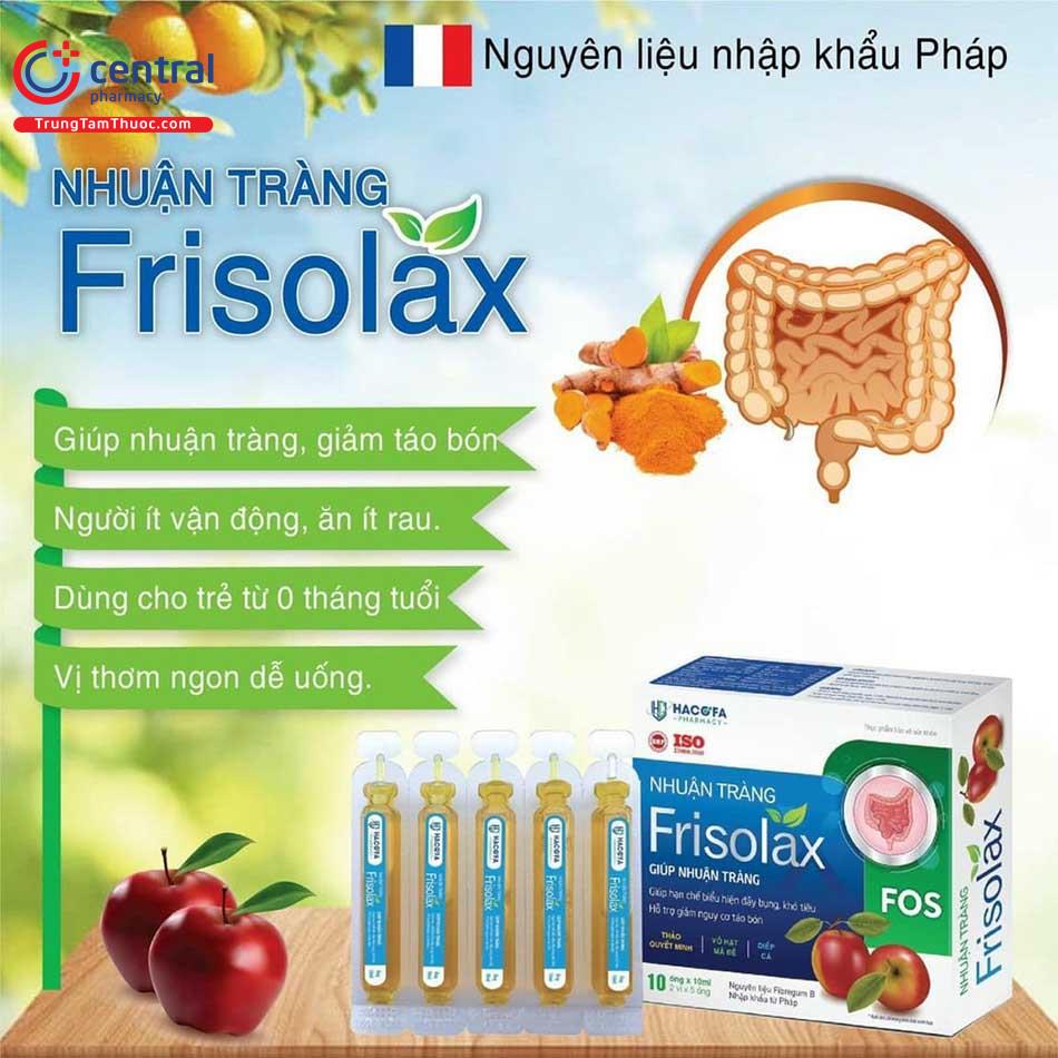 Nhuận Tràng Frisolax hỗ trợ làm giảm táo bón