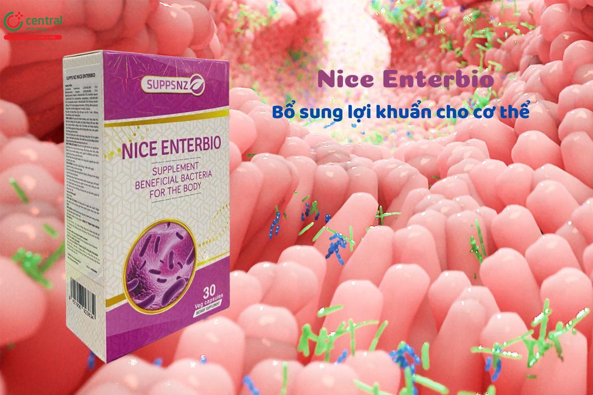 Nice Enterbio - Bổ sung lợi khuẩn, cải thiện sức khỏe đường ruột