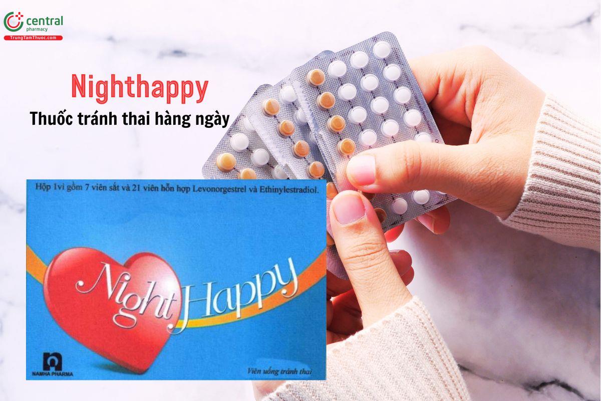 Thuốc Nighthappy - Tránh thai hàng ngày cho phụ nữ