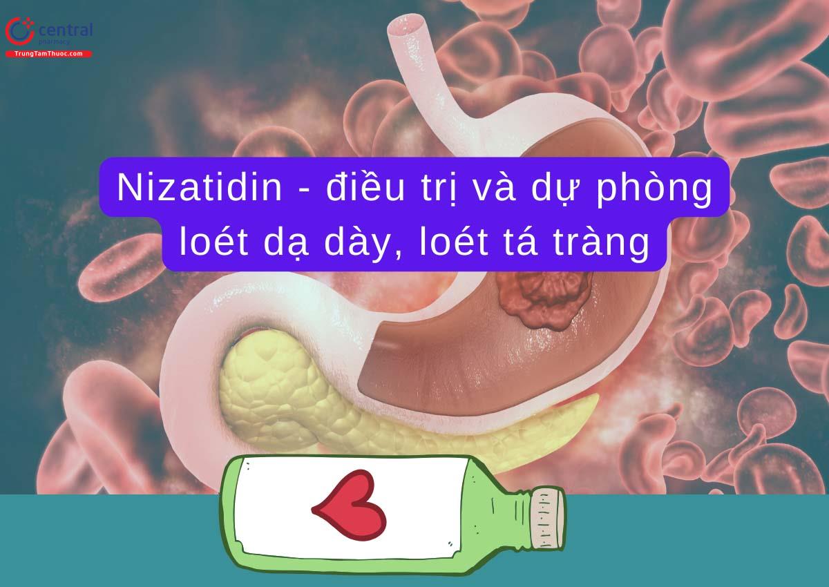Nizatidin - điều trị và dự phòng viêm loét dạ dày, tá tràng