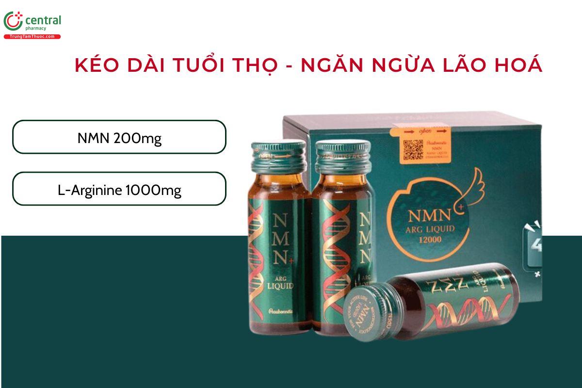 Công dụng NMN Arg Liquid 12000