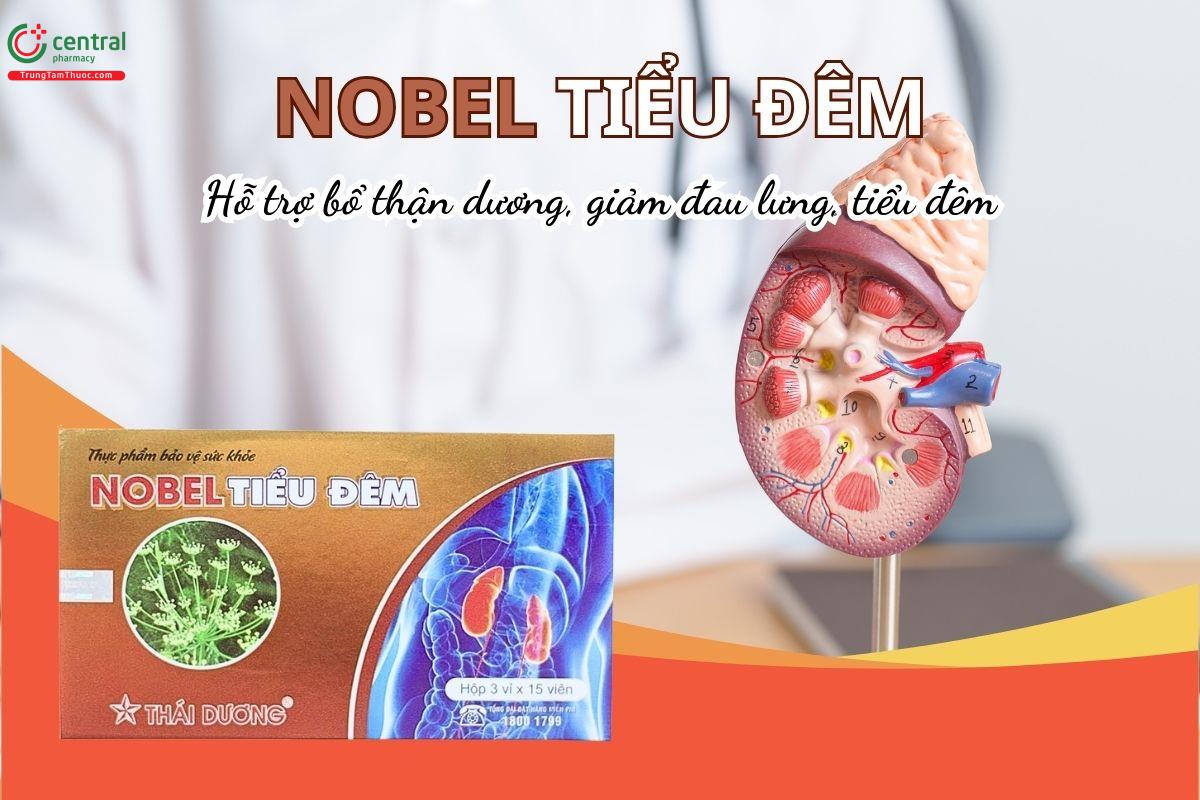 Nobel Tiểu Đêm hỗ trợ bổ thận dương, giảm đau lưng, tiểu đêm