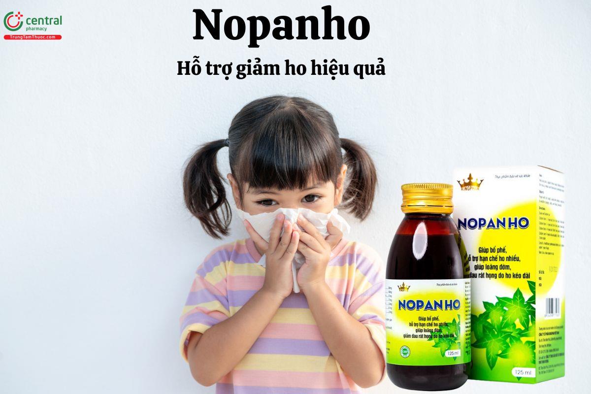 Nopanho - Giúp cải thiện các chứng ho do lạnh, ho có đờm nhiều