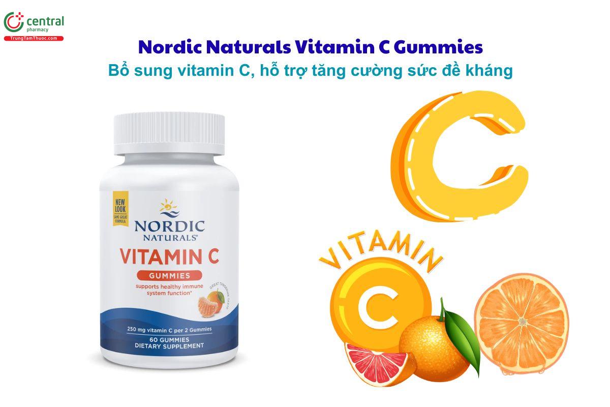 Nordic Naturals Vitamin C Gummies hỗ trợ tăng sức đề kháng