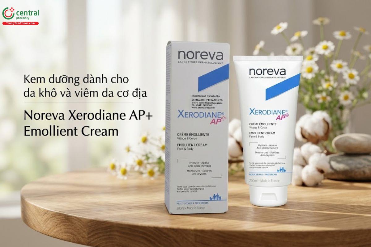 Noreva Xerodiane AP+ Emollient Cream - Kem dưỡng dành cho khô da, viêm da cơ địa