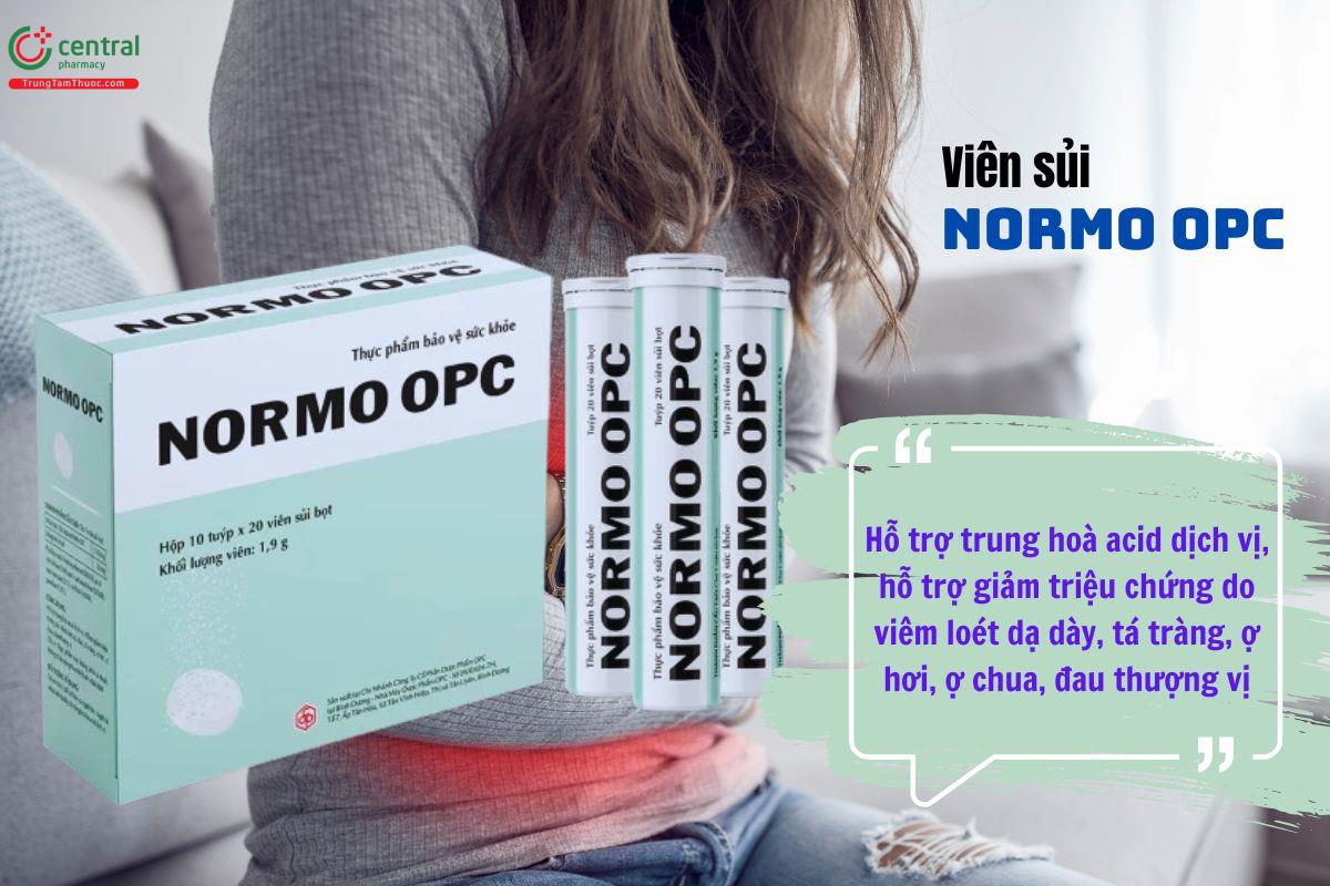 Normo OPC trung hòa acid dịch vị, giảm viêm loét dạ dày