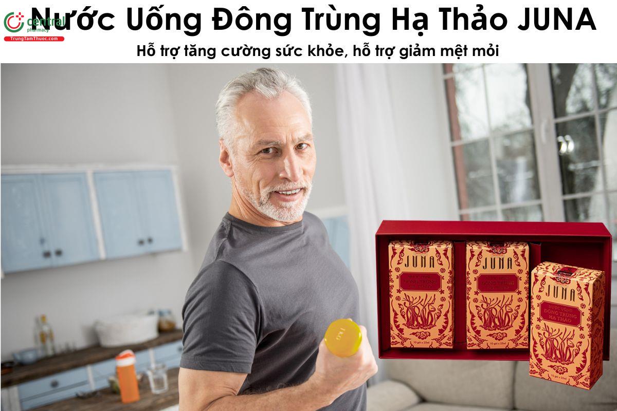 Nước Uống Đông Trùng Hạ Thảo JUNA - Giúp bồi bổ sức khỏe