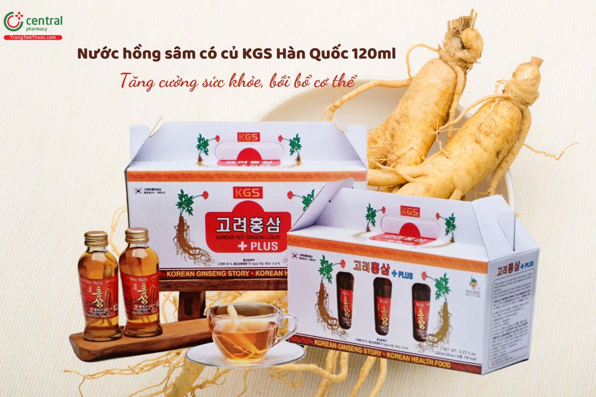 Nước hồng sâm có củ KGS Hàn Quốc - Tăng cường sức khỏe, giảm mệt mỏi