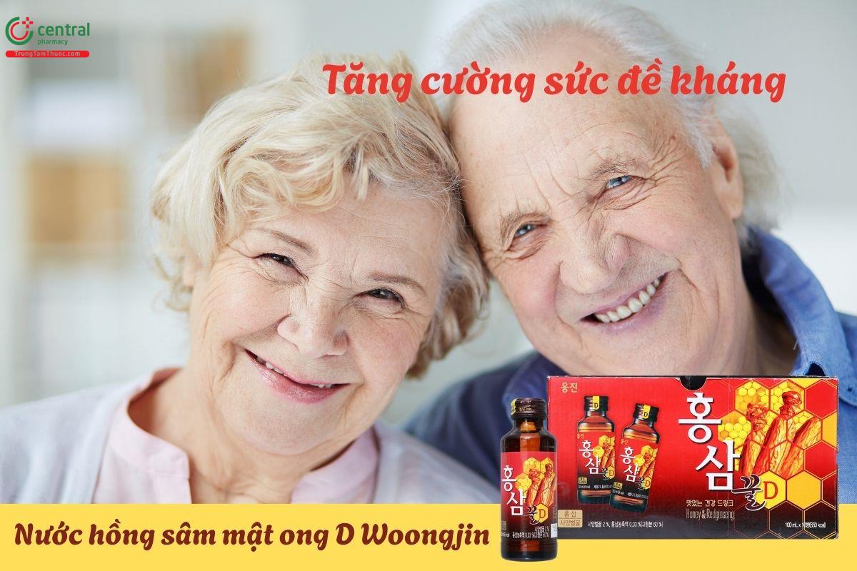 Nước hồng sâm mật ong D Woongjin giúp tăng cường sức khỏe, nâng cao sức đề kháng