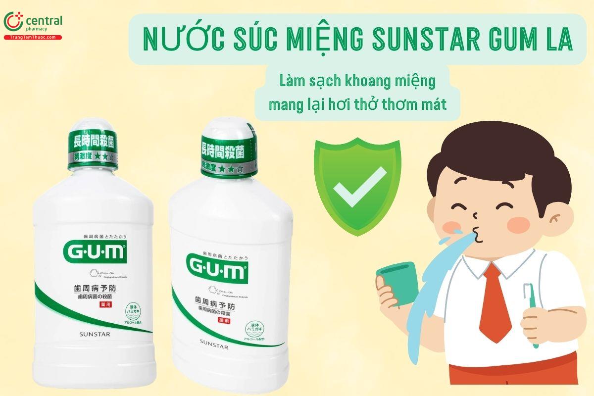 Nước súc miệng Sunstar GUM LA có tốt không?