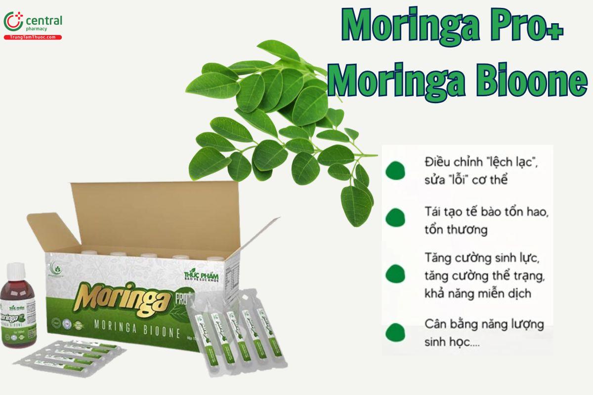 Nước uống chùm ngây Moringa Pro+ Moringa Bioone giúp tăng cường hệ miễn dịch