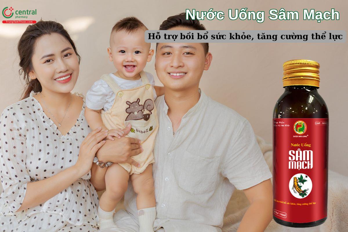 Nước Uống Sâm Mạch giúp tăng cường thể lực