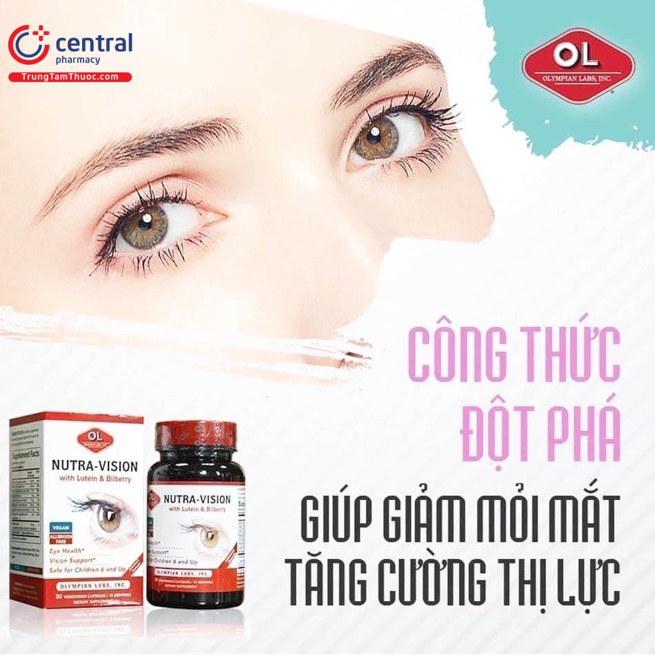 Nutra Vision - Giái pháp cho đôi mắt sáng và khỏe mạnh