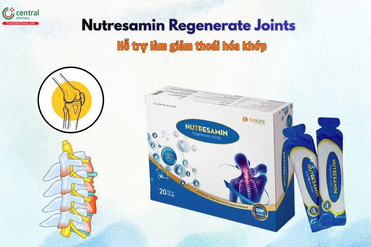Nutresamin Regenerate Joints hỗ trợ làm giảm thoái hóa khớp
