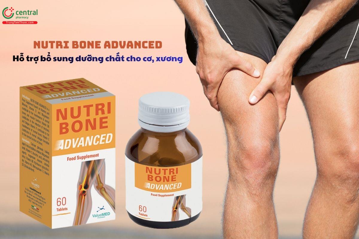 Nutri Bone Advanced bổ sung dưỡng chất, duy trì hoạt động cơ, xương