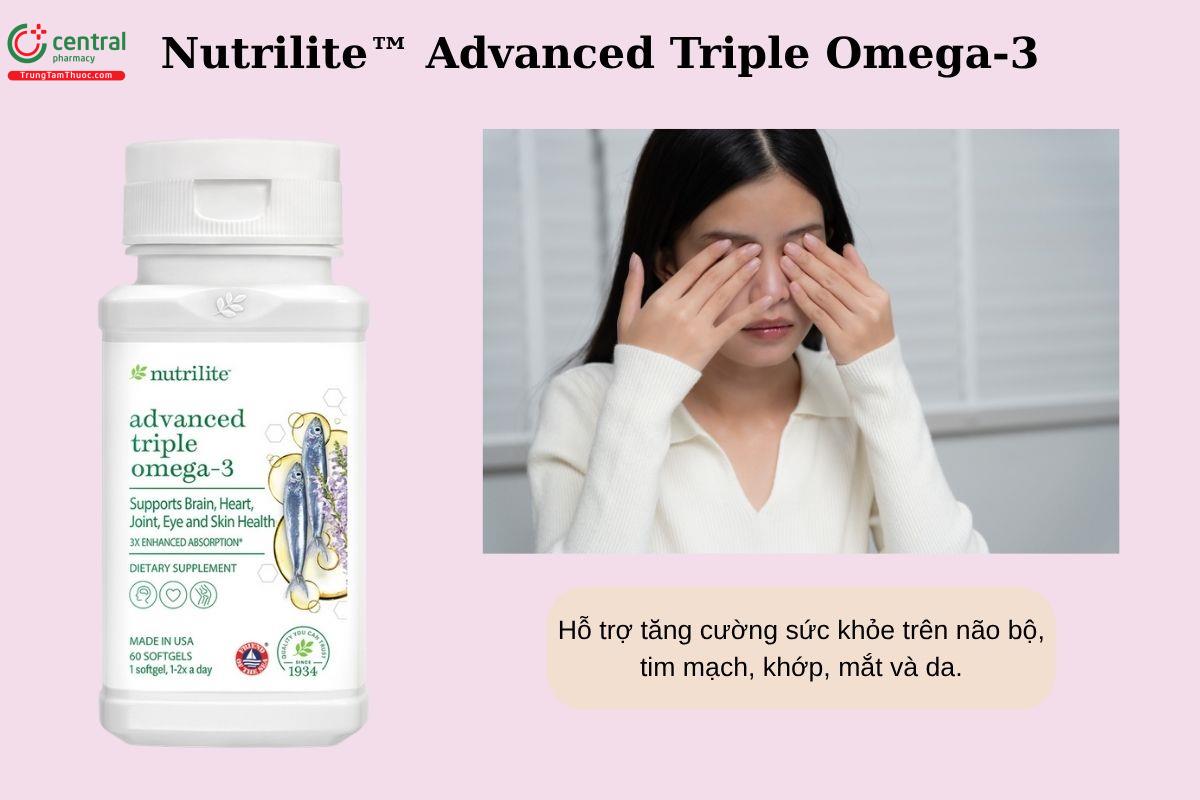 Công dụng của Nutrilite™ Advanced Triple Omega-3