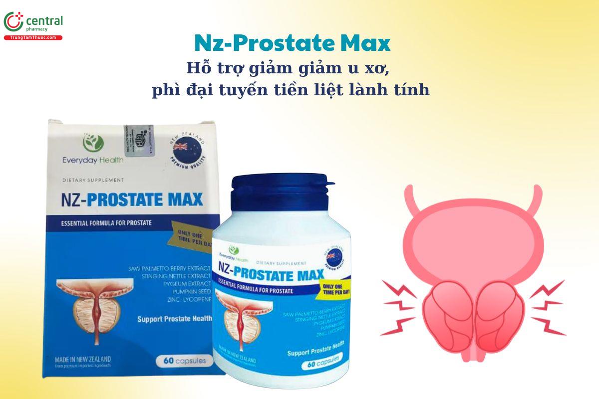 Thuốc Nz-Prostate Max - Giảm u xơ, phì đại tuyến tiền liệt lành tính