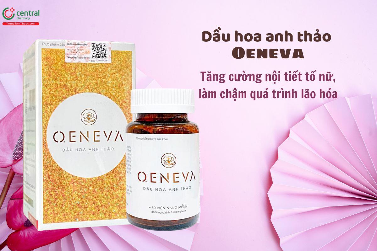 Dầu hoa anh thảo Oeneva - Điều hòa nội tiết tố, làm đẹp da