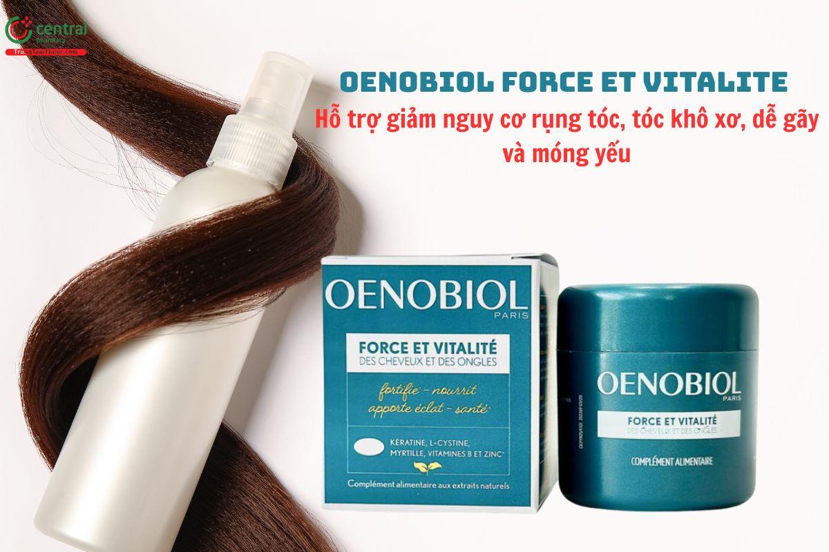 Oenobiol Force Et Vitalite giảm nguy cơ rụng tóc, móng yếu, dễ gãy