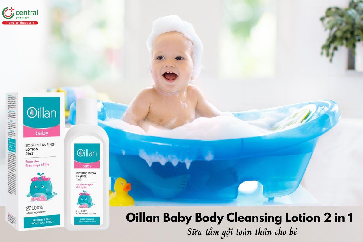 Sữa tắm gội dịu nhẹ Oillan Baby Body Cleansing Lotion 2 in 1