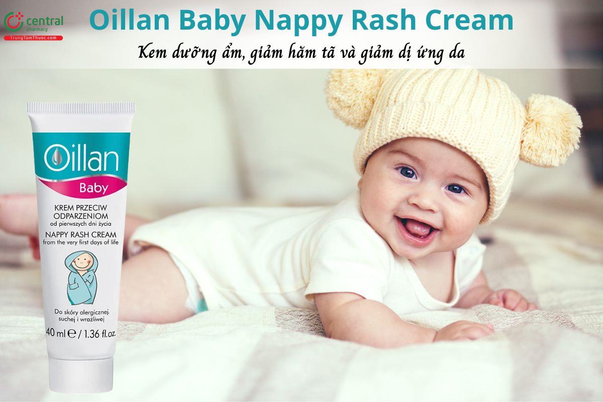Oillan Baby Nappy Rash Cream - Kem dưỡng da, làm mềm da, ngừa hăm tã