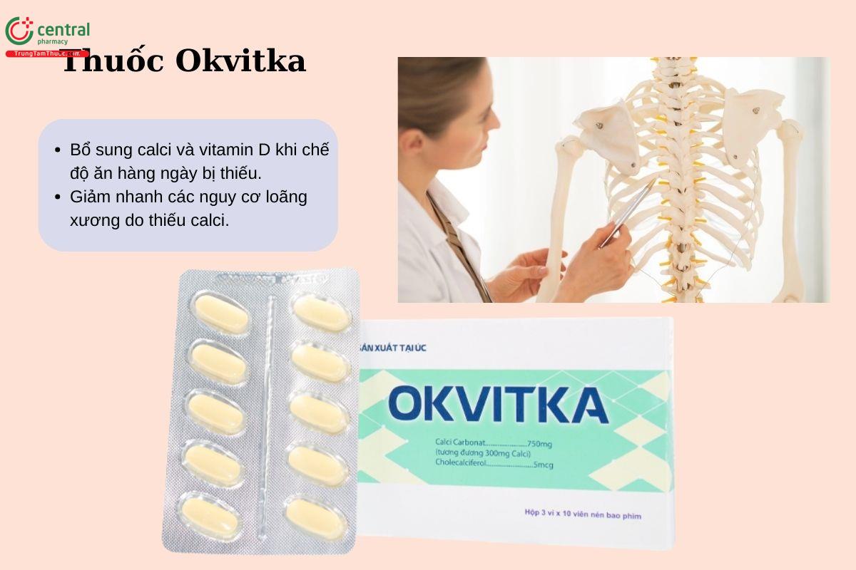 Chỉ định của thuốc Okvitka