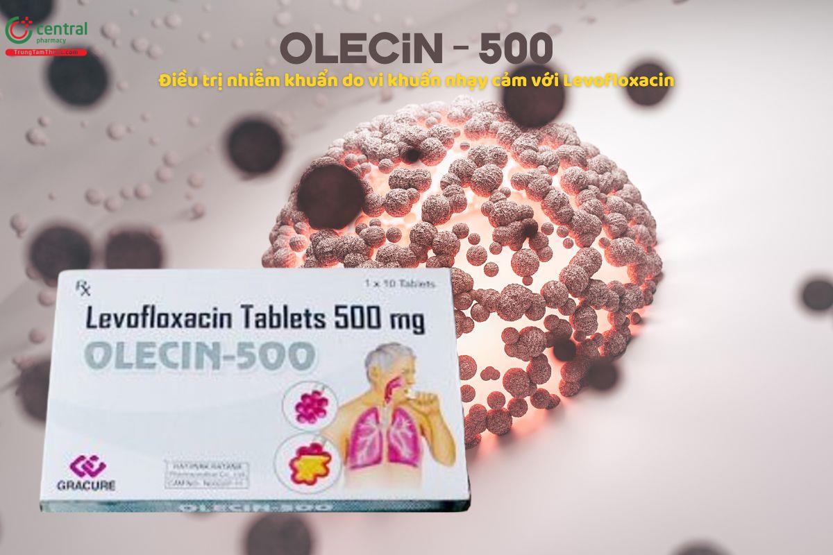 Thuốc Olecin-500 điều trị nhiễm khuẩn hô hấp, tiết niệu, da và mô mềm