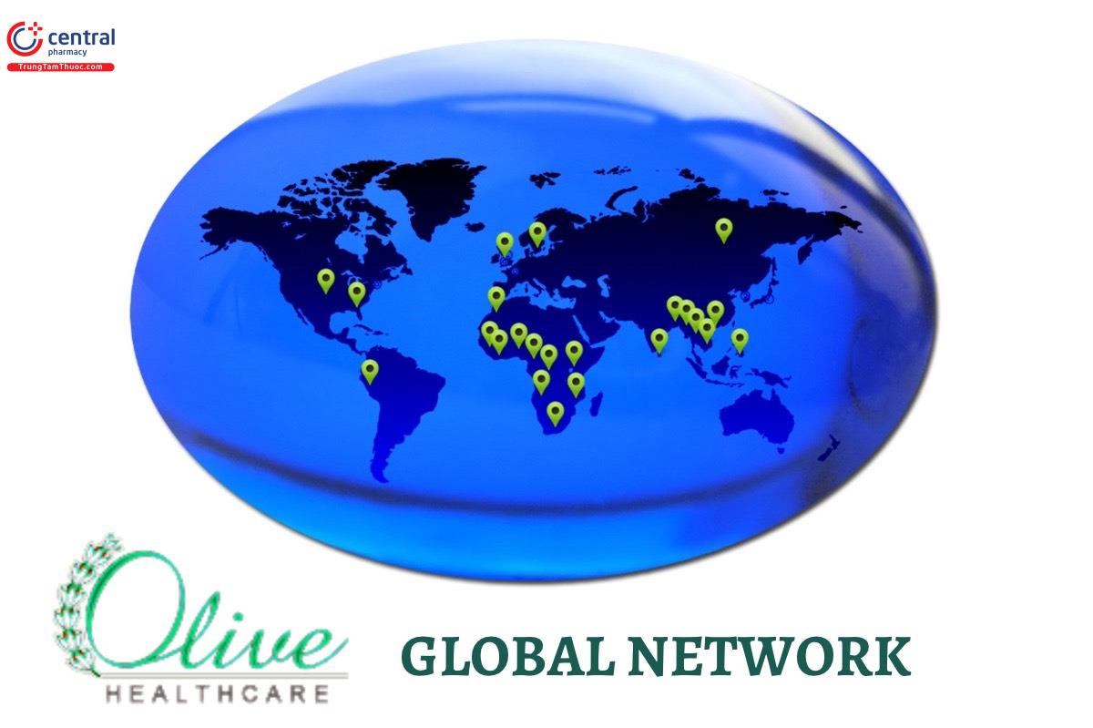 Mạng lưới phân phối của Olive Healthcare