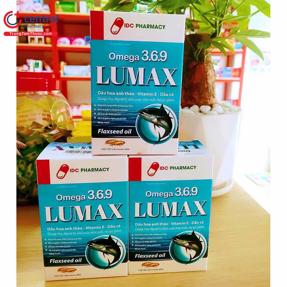 Omega 3.6.9 Lumax ngừa khô mắt