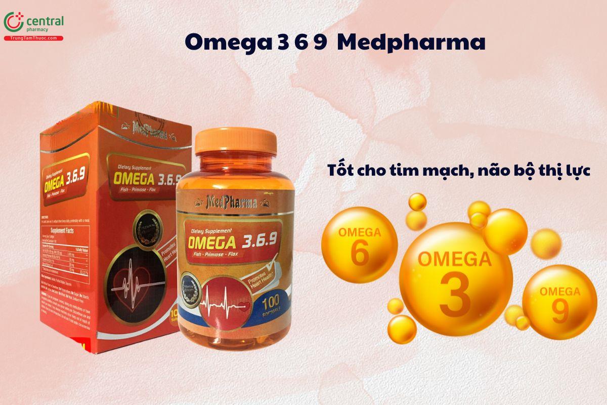 Omega 3.6.9 MedPharma bổ não, bổ mắt, bảo vệ tim mạch