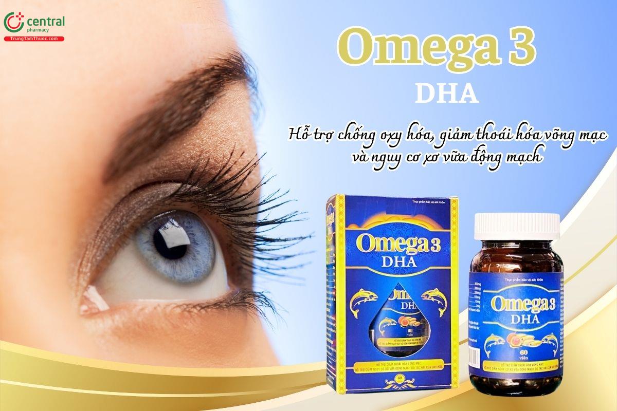 Omega 3 DHA hỗ trợ chống oxy hóa, giảm thoái hóa võng mạc và xơ vữa động mạch