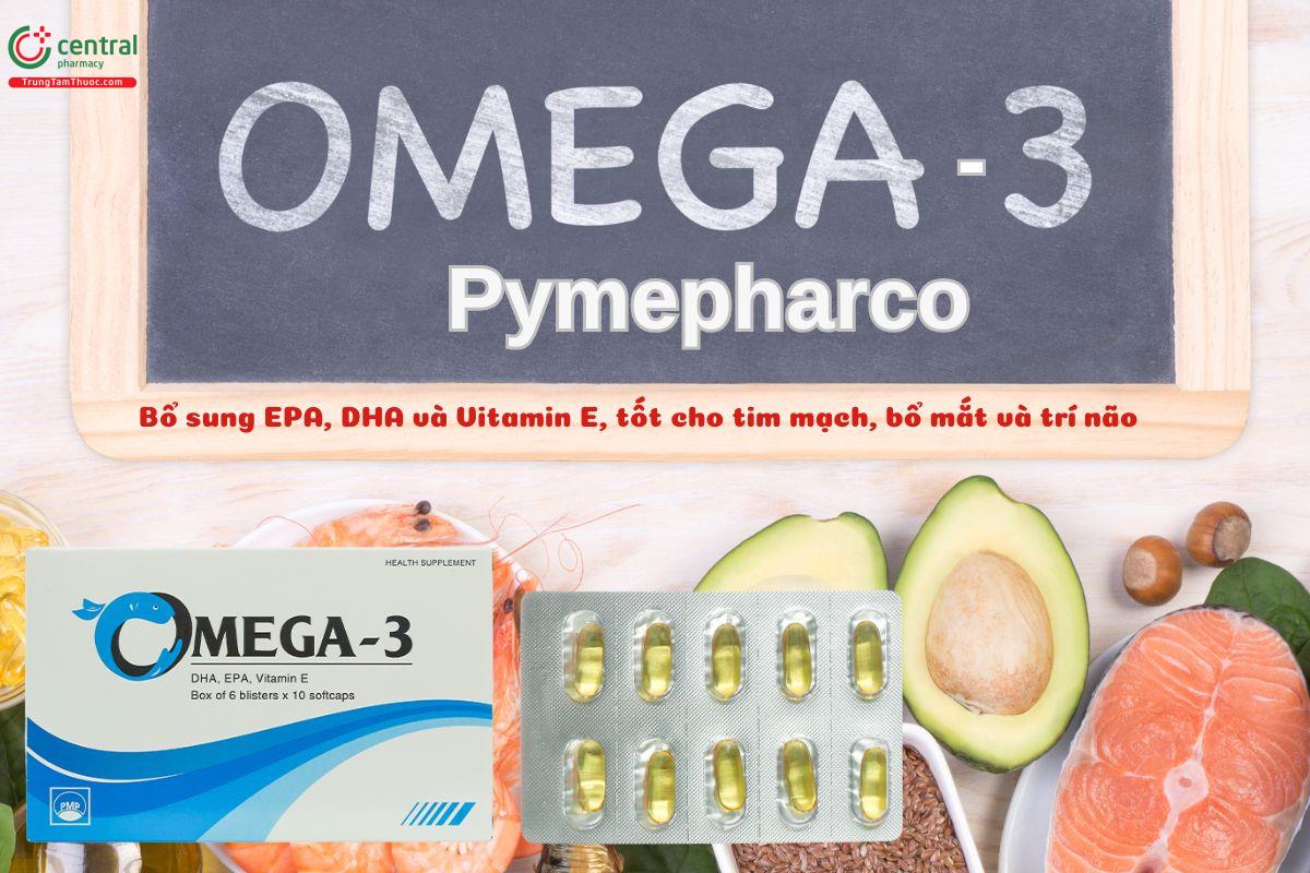 Viên uống Omega-3 Pymepharco tốt cho tim mạch, bổ mắt