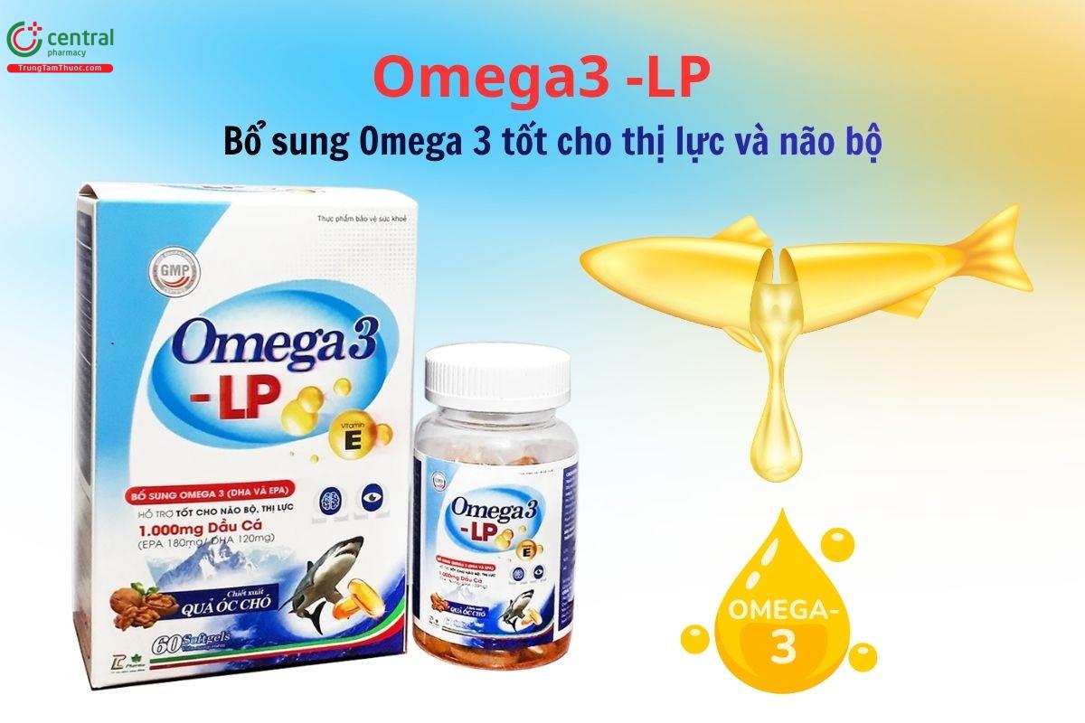 Omega3 - LP - Bổ sung Omega 3, tốt cho thị lực và não bộ