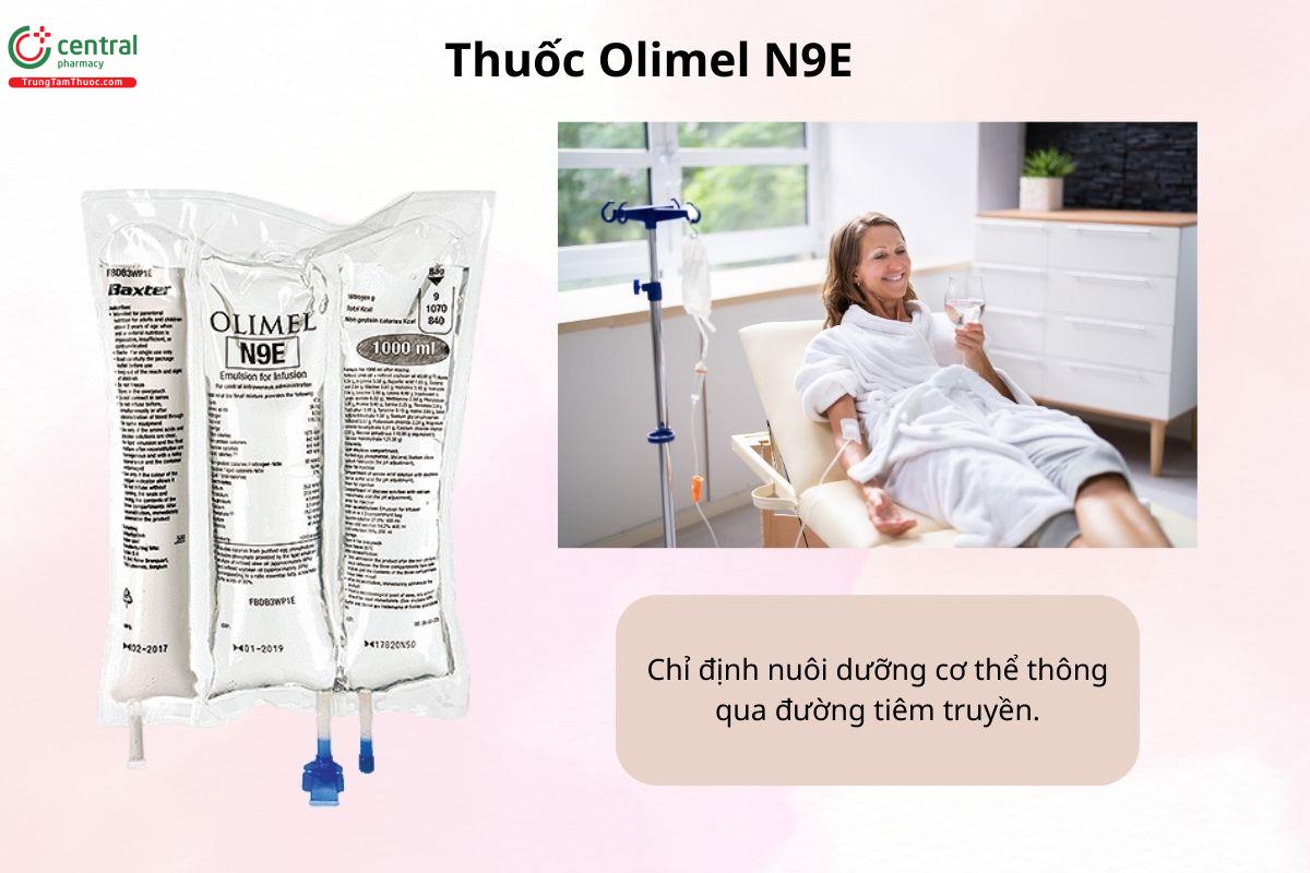 Chỉ định của thuốc Olimel N9E