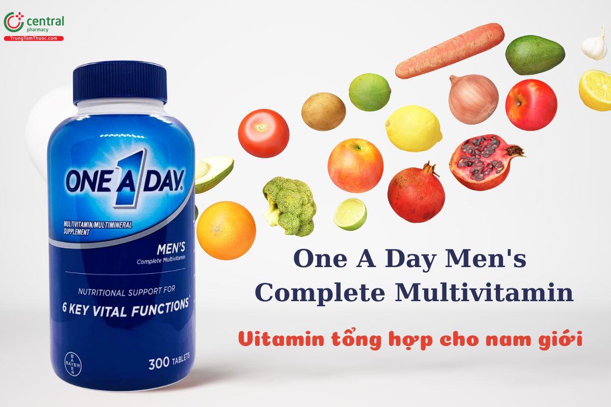 Thuốc One A Day Men's Complete Multivitamin bổ sung vitamin cho nam giới