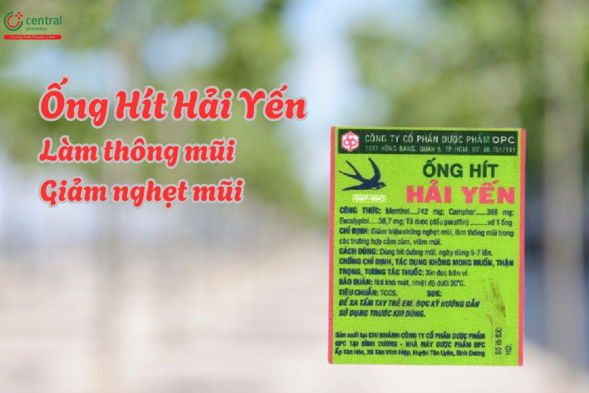 Ống Hít Hải Yến