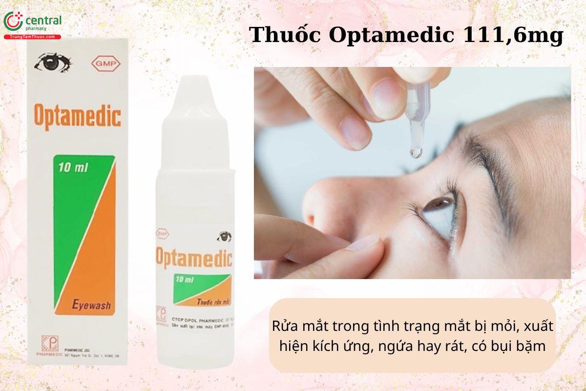 Chỉ định của thuốc Optamedic 111,6mg