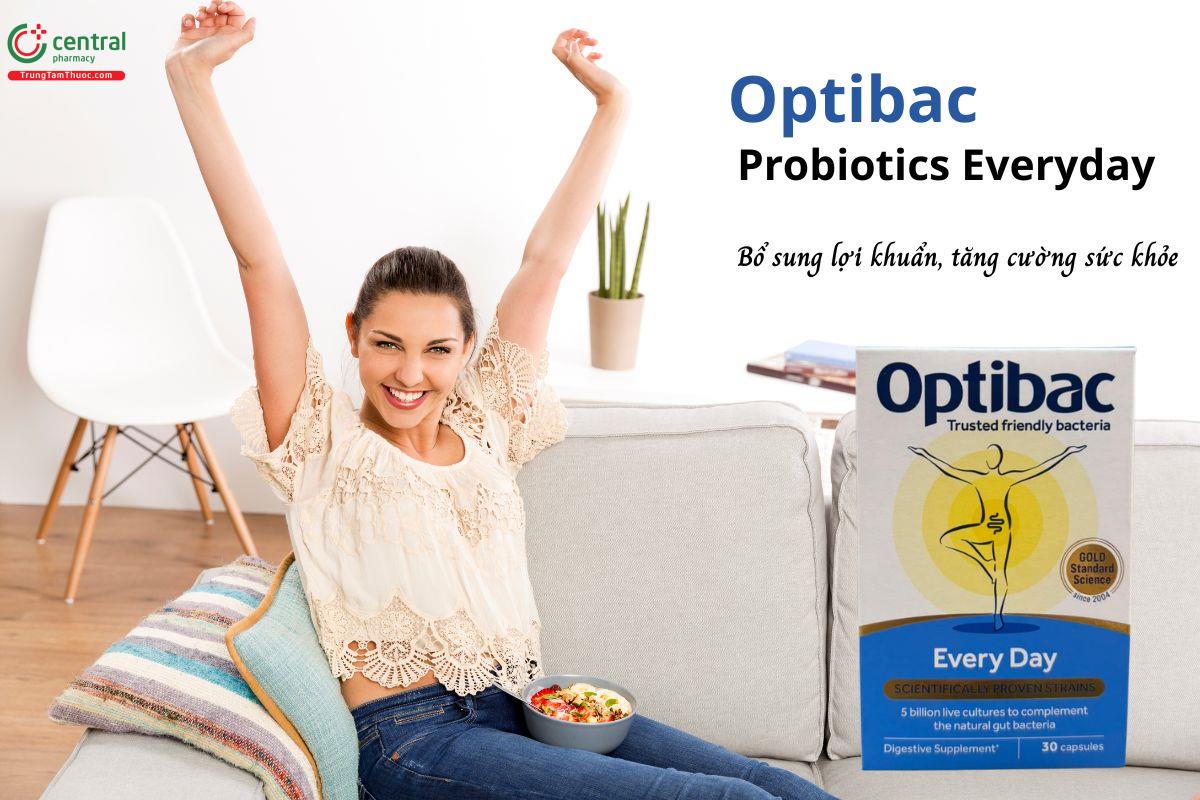 Men vi sinh Optibac Probiotics Everyday cho người từ 4 tuổi trở lên, phụ nữ có thai