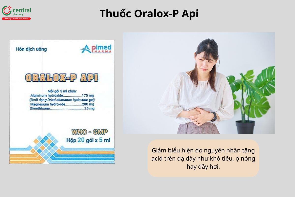 Chỉ định của thuốc Oralox-P Api