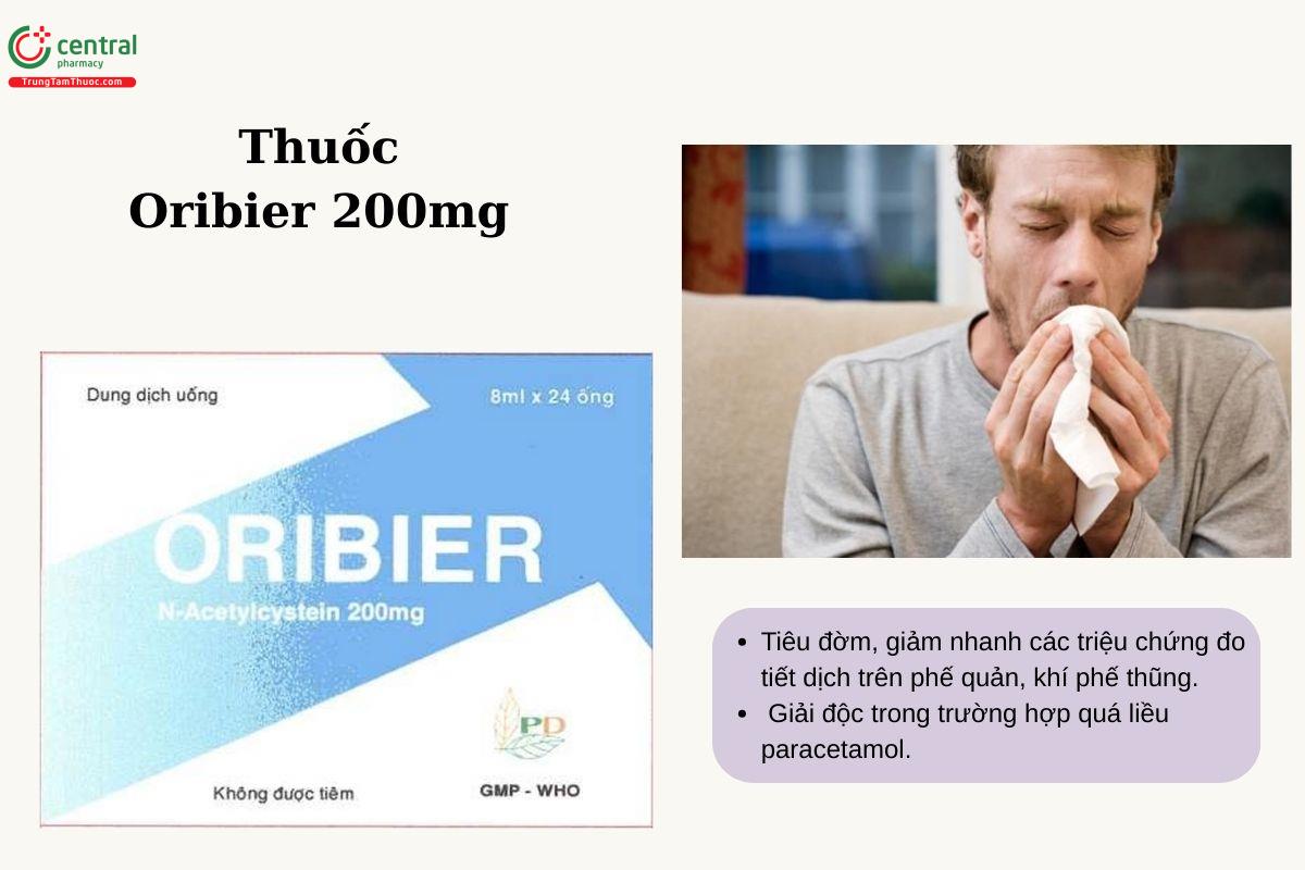 Chỉ định của thuốc Oribier 200mg